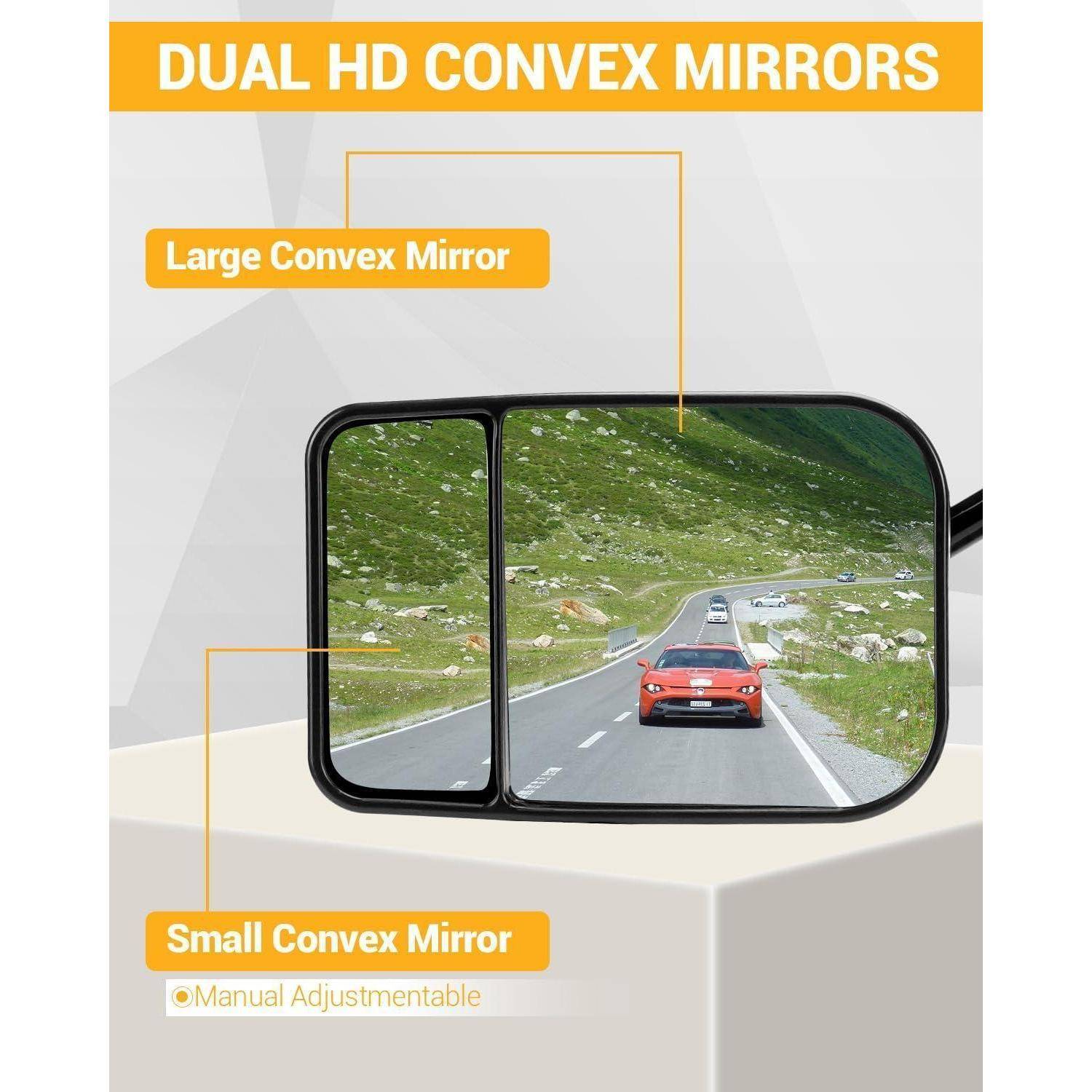 Werbegrafik für „DUAL HD KONVEXSPIEGEL