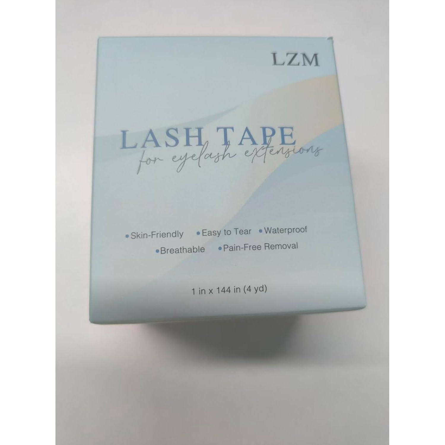 Schachttel LZM Wimpernband für Wimpernverlängerungen, gekennzeichnet mit „Hautfreundlich