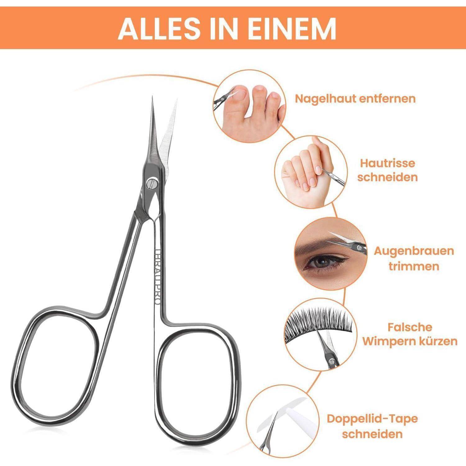 Ein Multifunktions-Scherenwerkzeug mit der Bezeichnung „ALLES IN EINEM