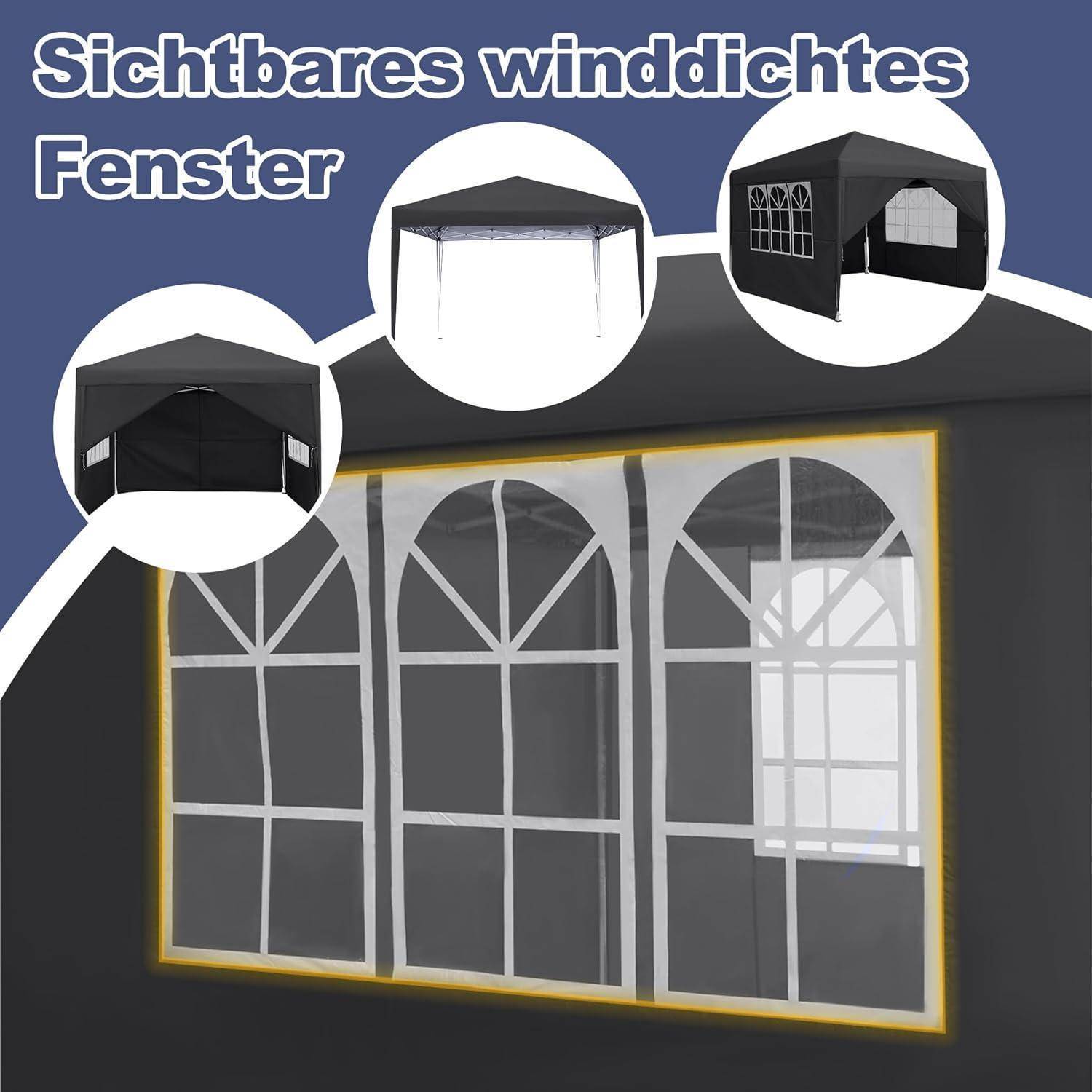 Sichtbares winddichtes Fenster
