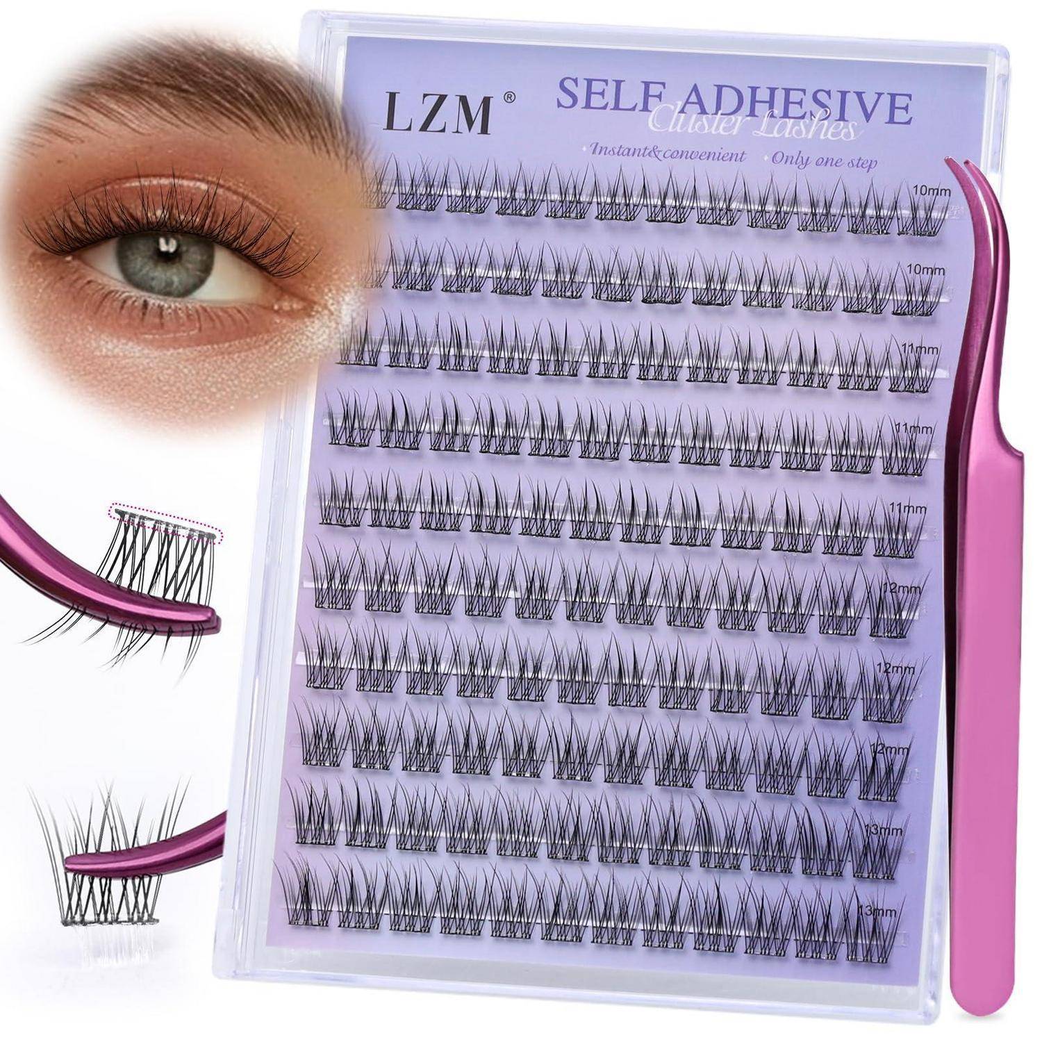 Selbstklebbare Wimpernpalette mit der Bezeichnung 