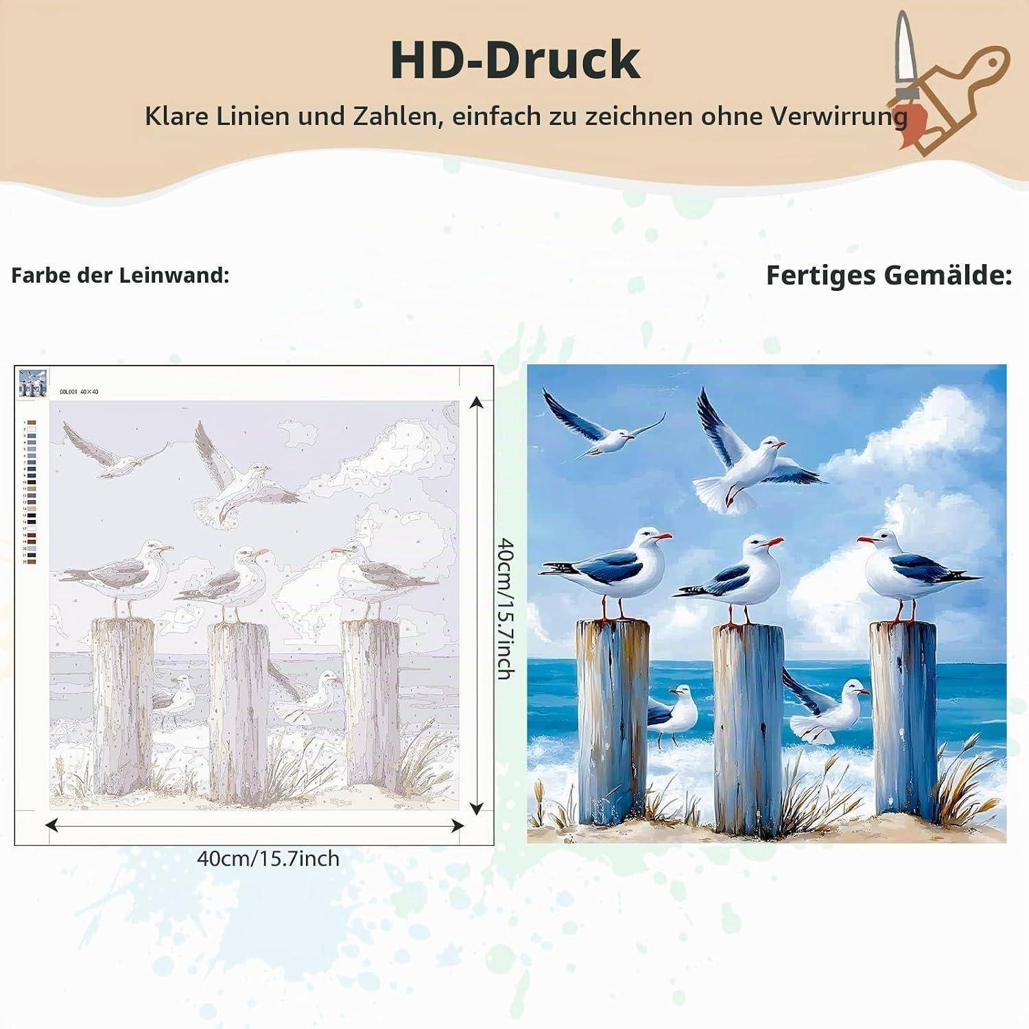 Vergleich eines „HD-Druck