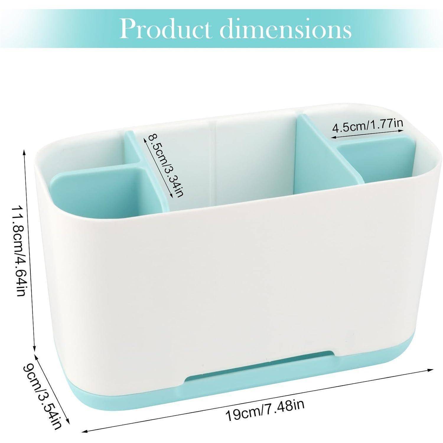 Illustration eines Speicherorganizers mit der Beschriftung „Produktabmessungen