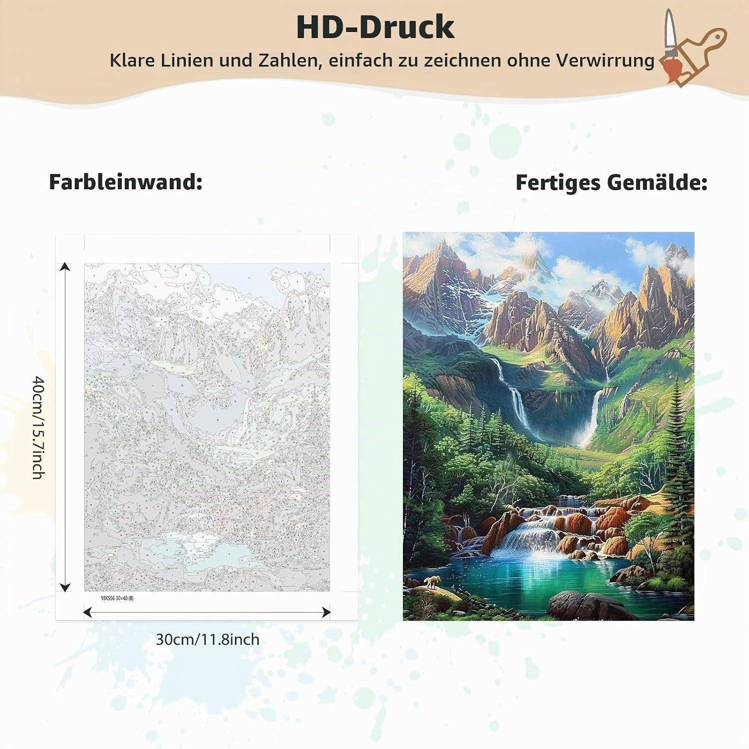 Werbevergleich für „HD-Druck