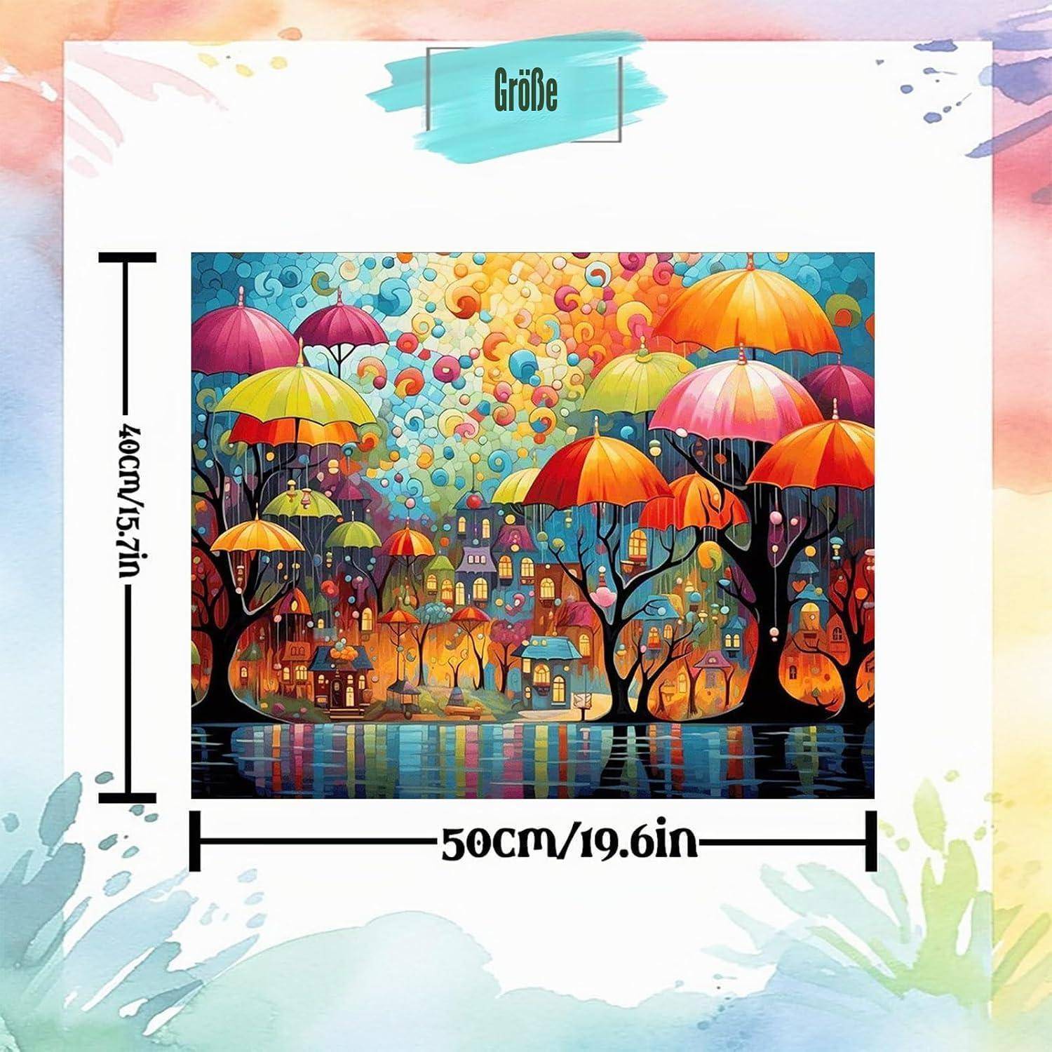 Größenleitfaden für Wandkunst mit einem Bild, das 50 cm mal 40 cm (19,6 Zoll mal 15,7 Zoll) misst, mit dem Etikett „Größe