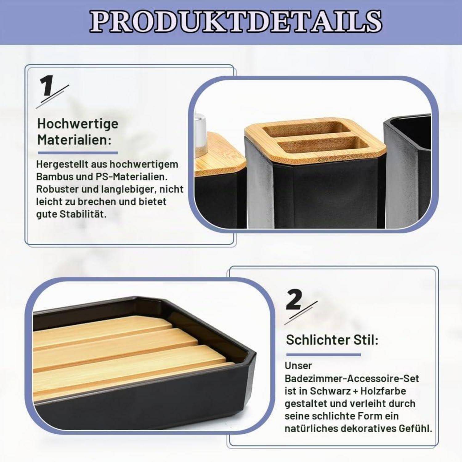 Infografik mit dem Titel „PRODUKTDETAILS