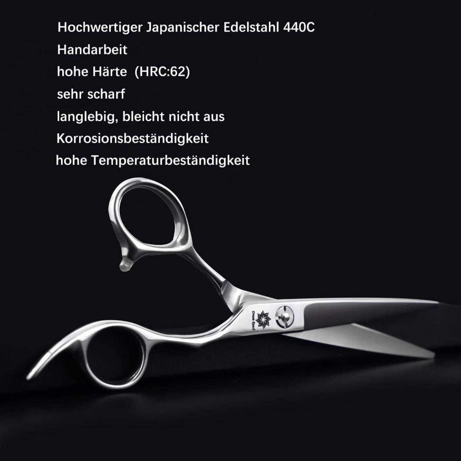 Dream Reach 6 In Haarschere Friseurschere Scharfe Haarschneideschere Japanischer Edelstahl 440C Handarbeit Extra scharfe Friseurschere präziser