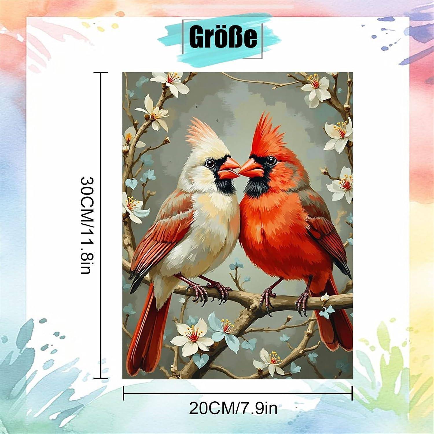 Größengrafik zeigt eine Vogelkunstwerk mit einer Höhe von 30 cm/11,8 Zoll und einer Breite von 20 cm/7,9 Zoll.