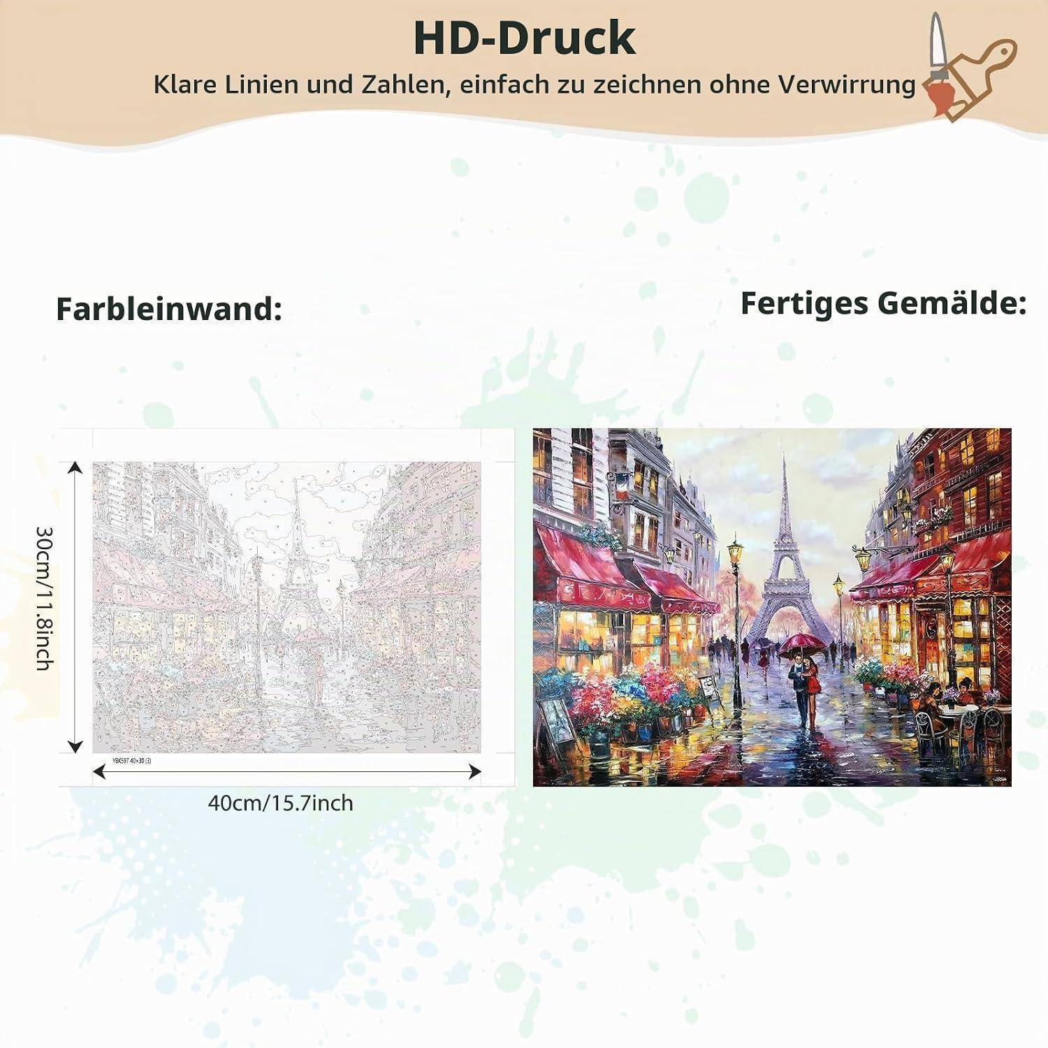 Werbegrafikfür HD-Druckleinwand: „Leere Leinwand