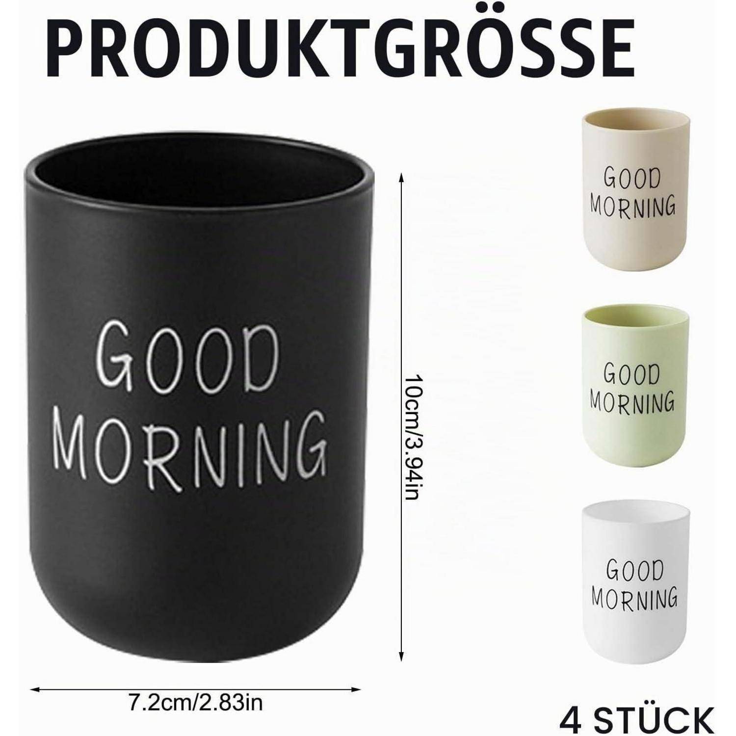 Produktgrößenbild mit einer schwarzen „GOOD MORNING
