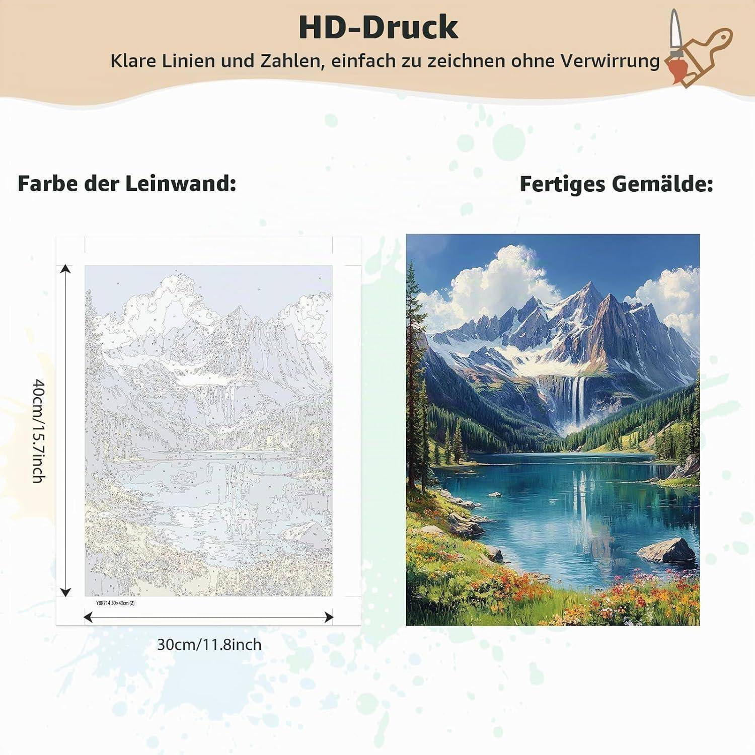 Werbegrafik für „HD-Druck