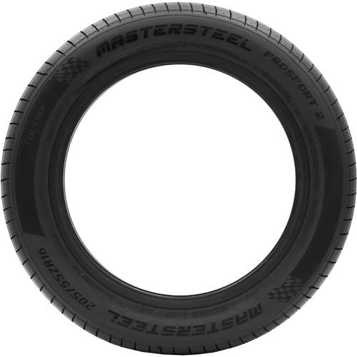 Schwarzer Mastersteel ProSport 2-Reifen von vorne gegen einen einfachen Hintergrund gezeigt, mit sichtbaren Markenbeschriftungen an der Seitenwand.