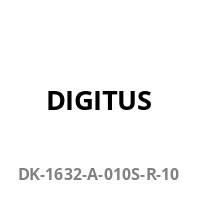 DIGITUS Logo über dem Produktcode 'DK-1632-A-010S-R-10' auf weißem Hintergrund.