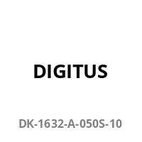 DIGITUS-Produktetikett mit Modellnummer DK-1632-A-050S-10 auf einfachem weißem Hintergrund.