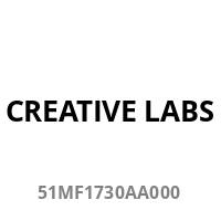 Creative Labs Logo mit Modellnummer 51MF1730AA000 darunter auf weißem Hintergrund.