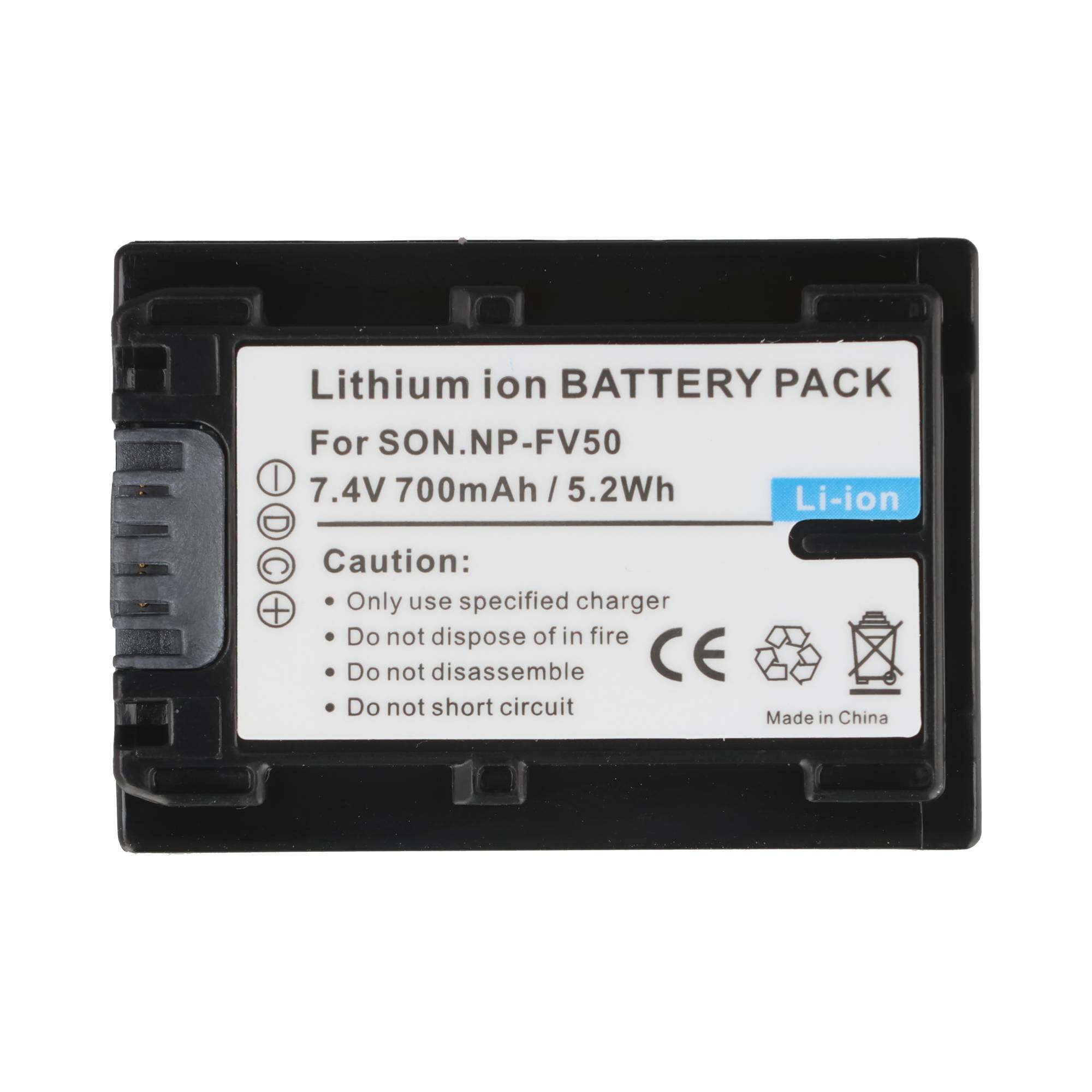 Schwarzes Lithium-Ionen-Batteriepack mit der Bezeichnung „Lithium ion BATTERY PACK