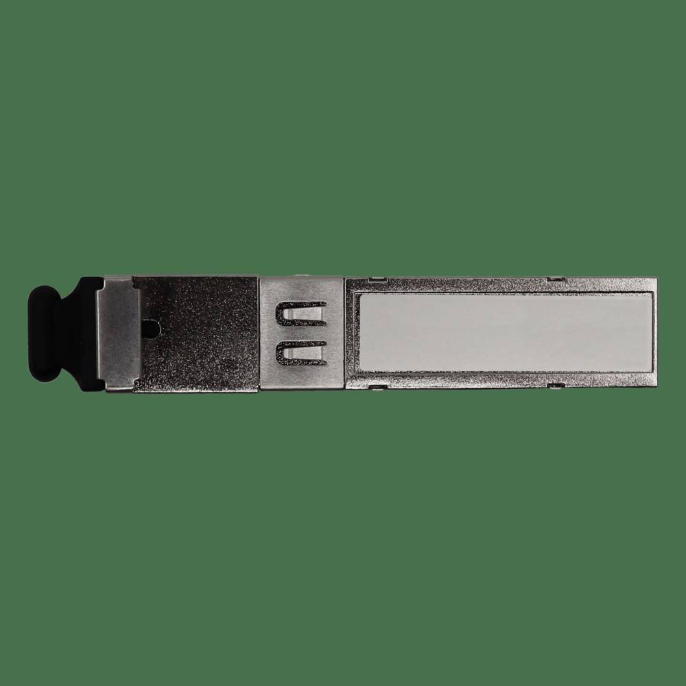 Metall-USB-Stick mit schwarzer Kappe auf grünem Hintergrund, horizontal dargestellt