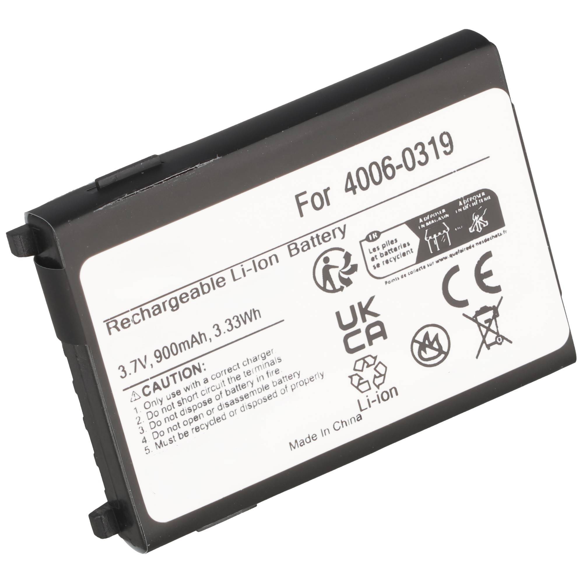 Wiederaufladbare Li-Ionen-Batterie mit der Bezeichnung „Für 4006-0319