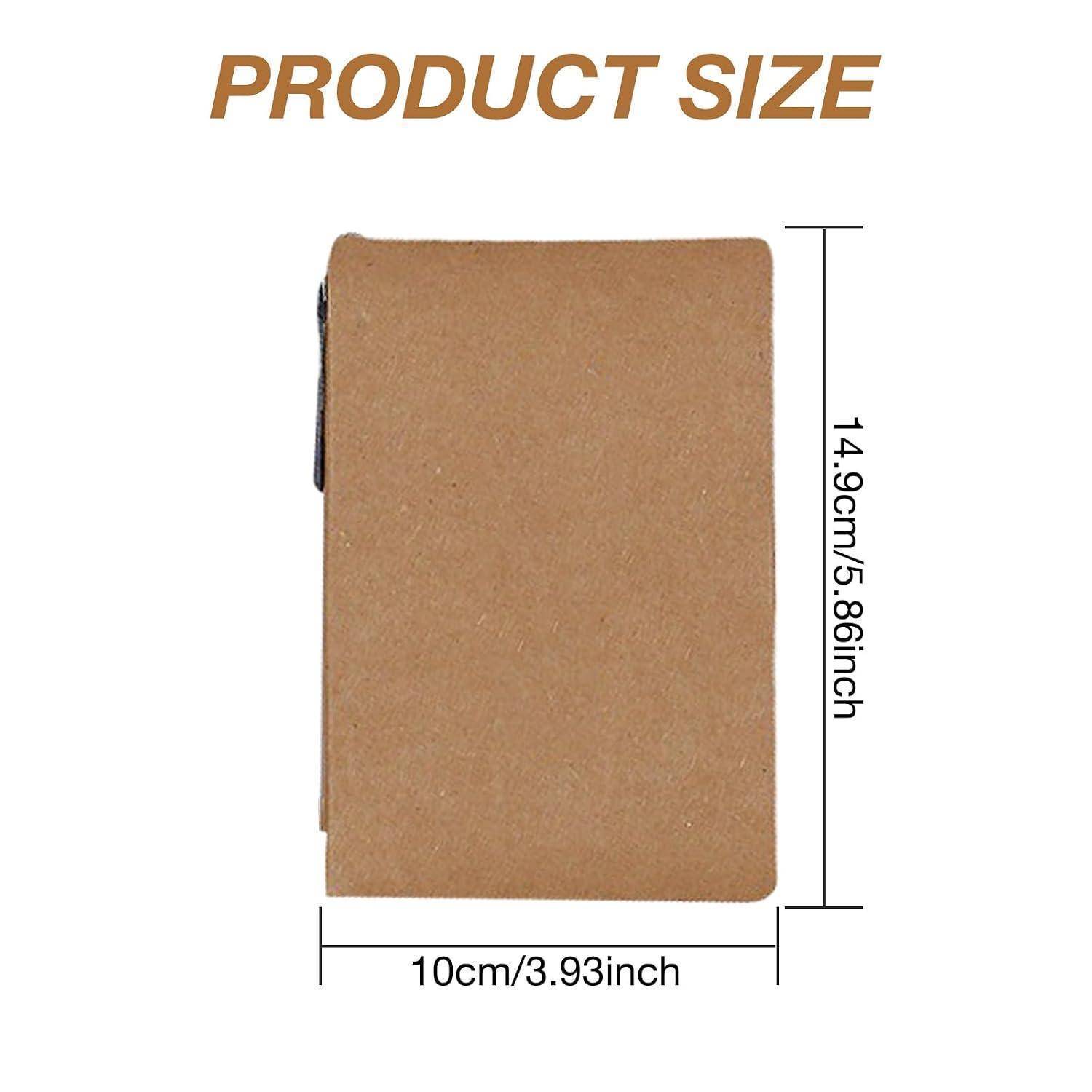 Produktgrößendiagramm eines braunen rechteckigen Gegenstandes mit einer Höhe von 14,9 cm und einer Breite von 10 cm.