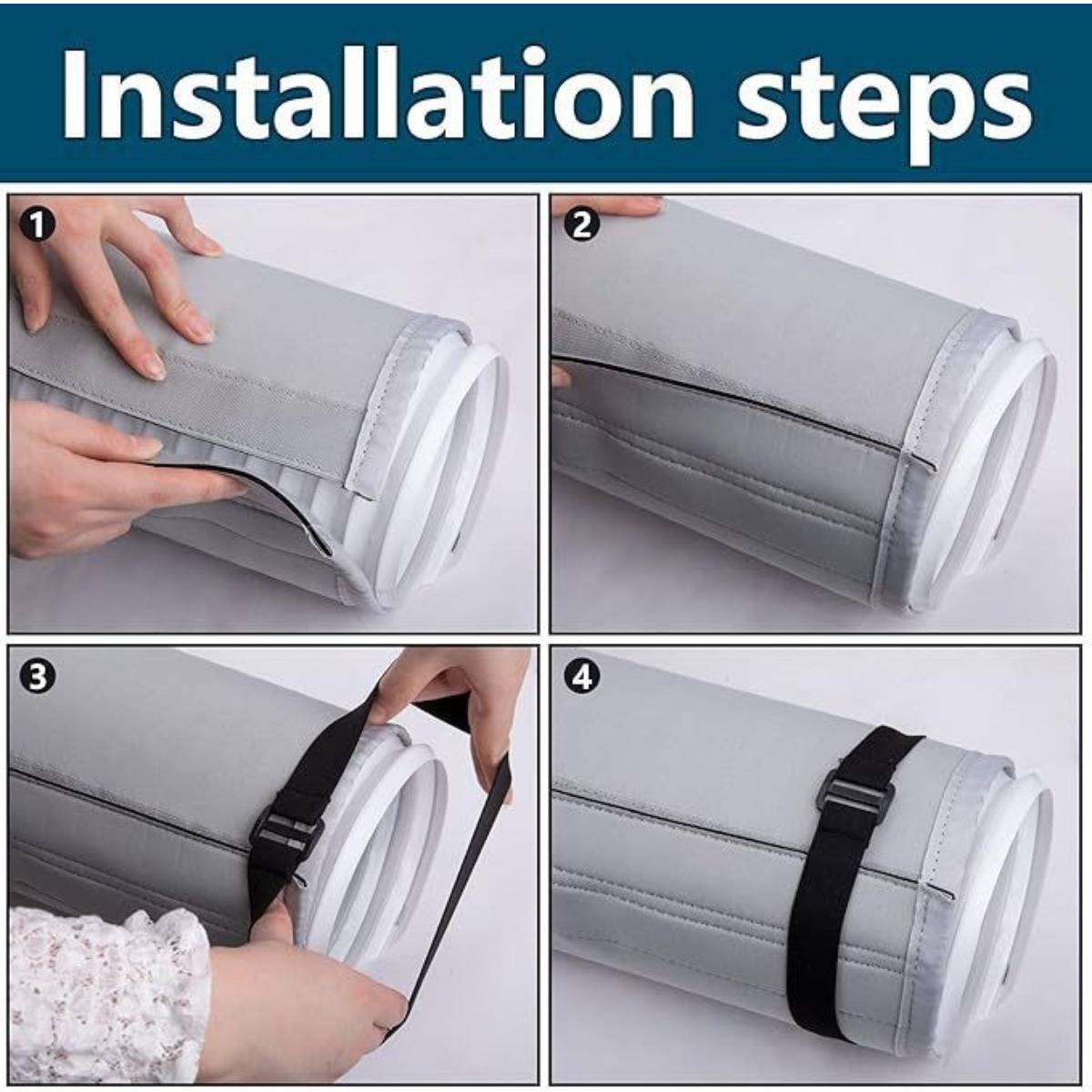 Vier-Bild-Anleitung „Installationsschritte