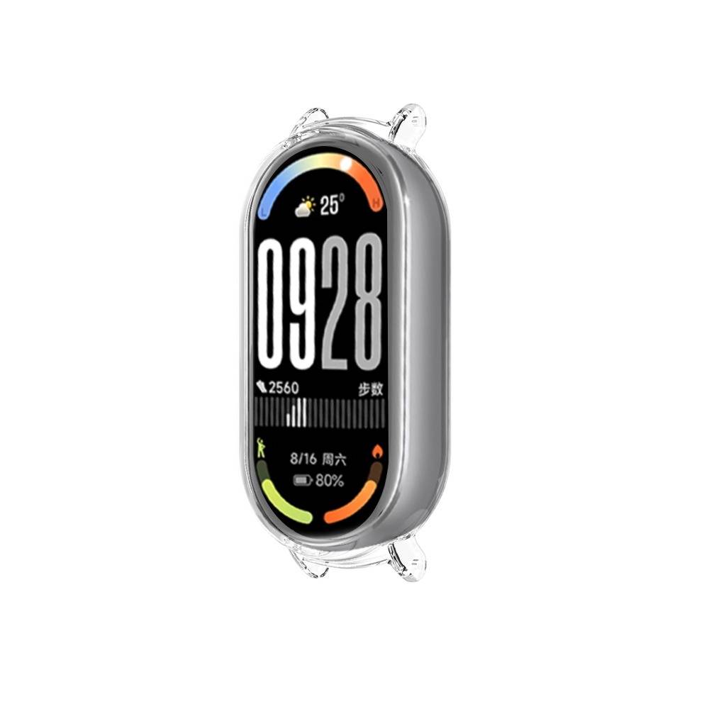 Smartwatch mit schwarzem Zifferblatt und silbernem Gehäuse zeigt 09:28, 25°, 2560 Schritte und 80% Batteriestand an.