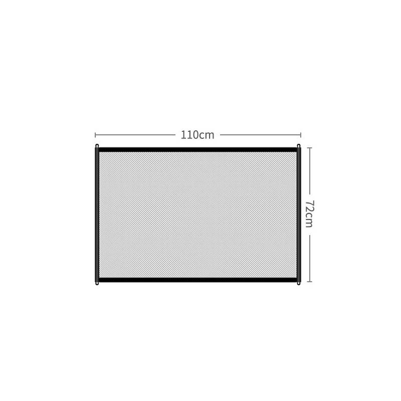 Rechteckiges Maschensieb mit den Abmessungen 110 cm Breite und 72 cm Höhe, dargestellt mit Dimensionsbeschriftungen.