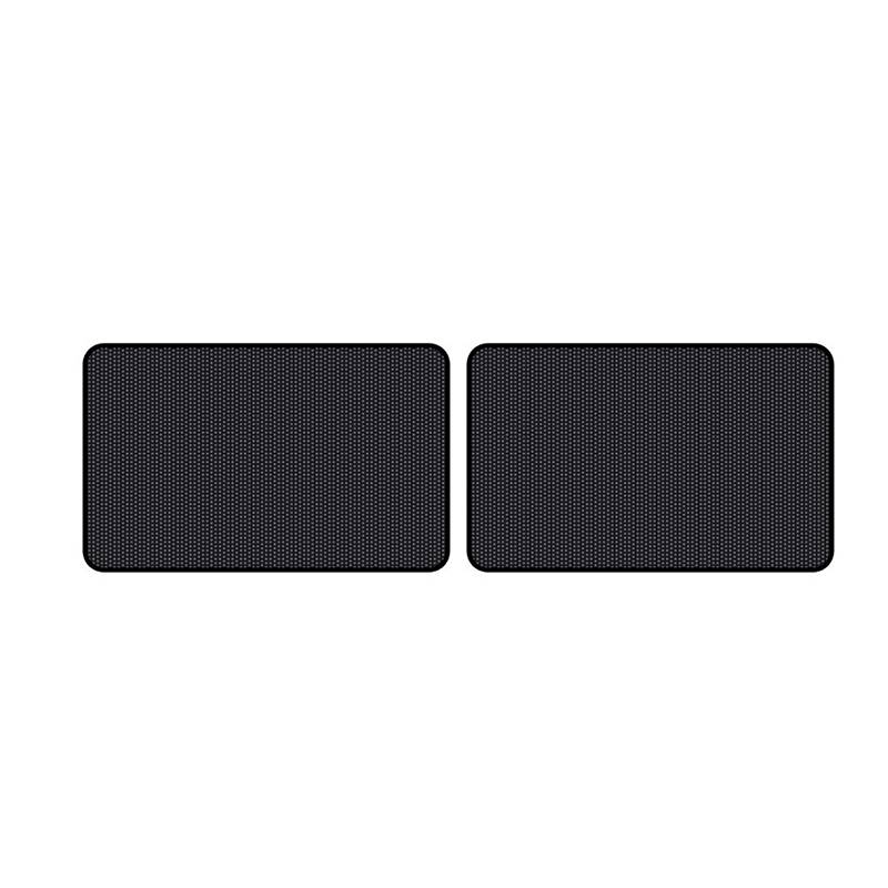 Zwei dunkelgraue Panels mit abgerundeten Ecken auf weißem Hintergrund, nebeneinander angezeigt.