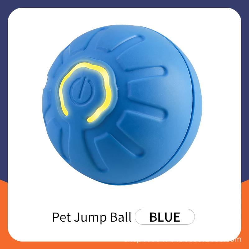 Interaktiver Haustierspielzeugball für Katzen und kleine Hunde Blue