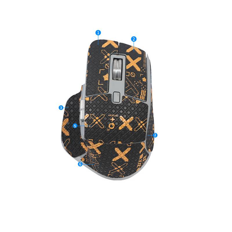 Verbesserte Griff-Mausaufkleber für Logitech MX Master 3S Gold