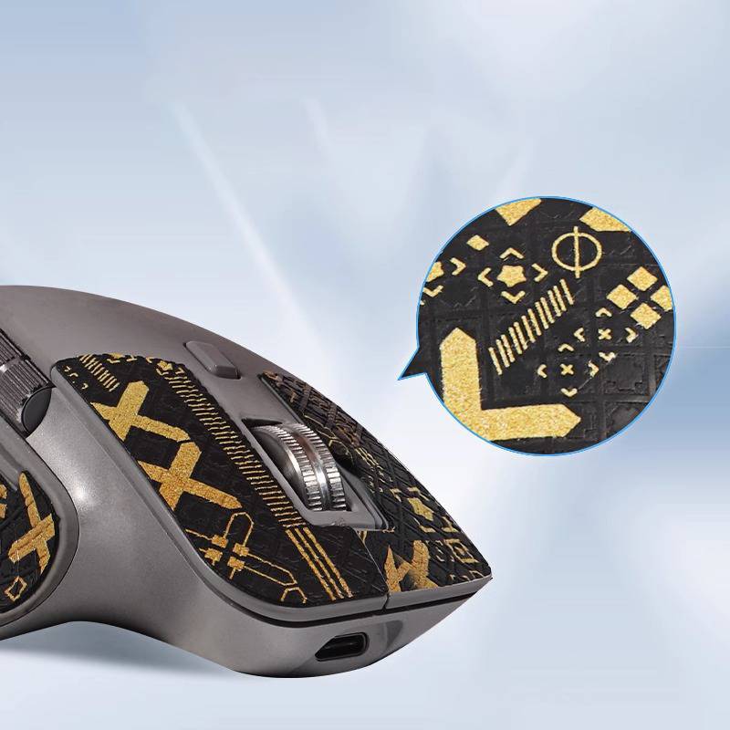 Verbesserte Griff-Mausaufkleber für Logitech MX Master 3S Gold
