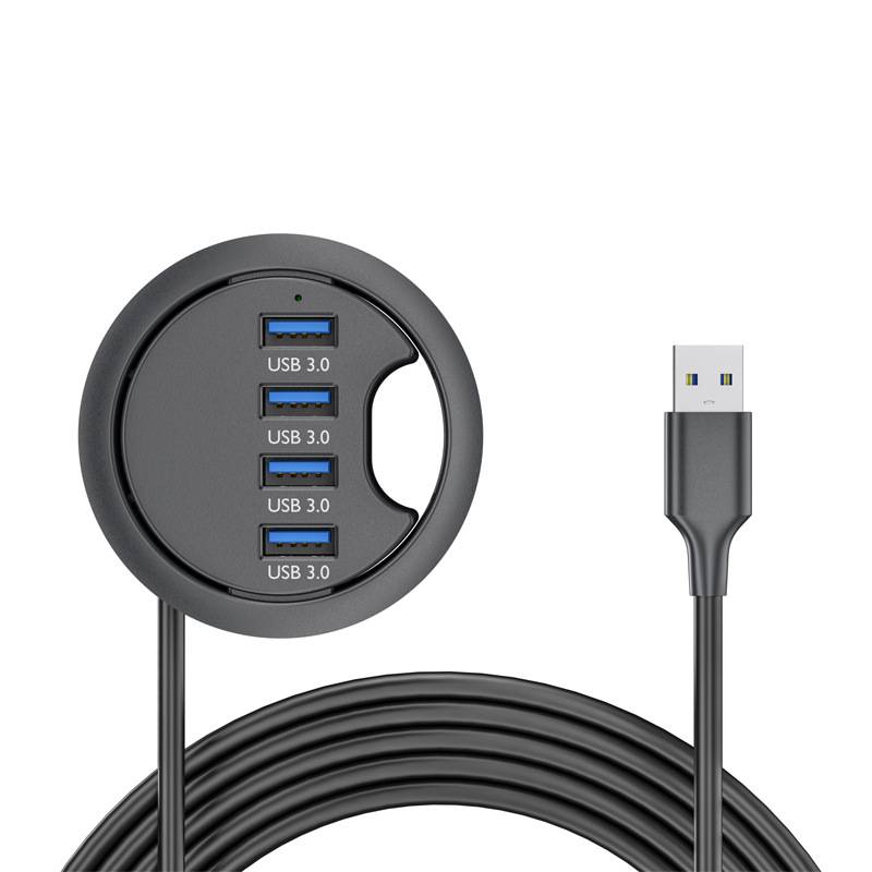 USB 3.0 4-Port Hub: High-Speed Datenübertragung & Erweiterung