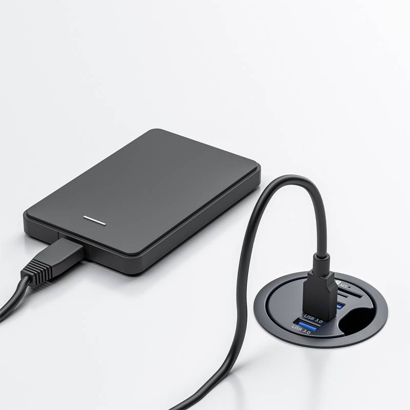 USB 3.0 4-Port Hub: High-Speed Datenübertragung & Erweiterung