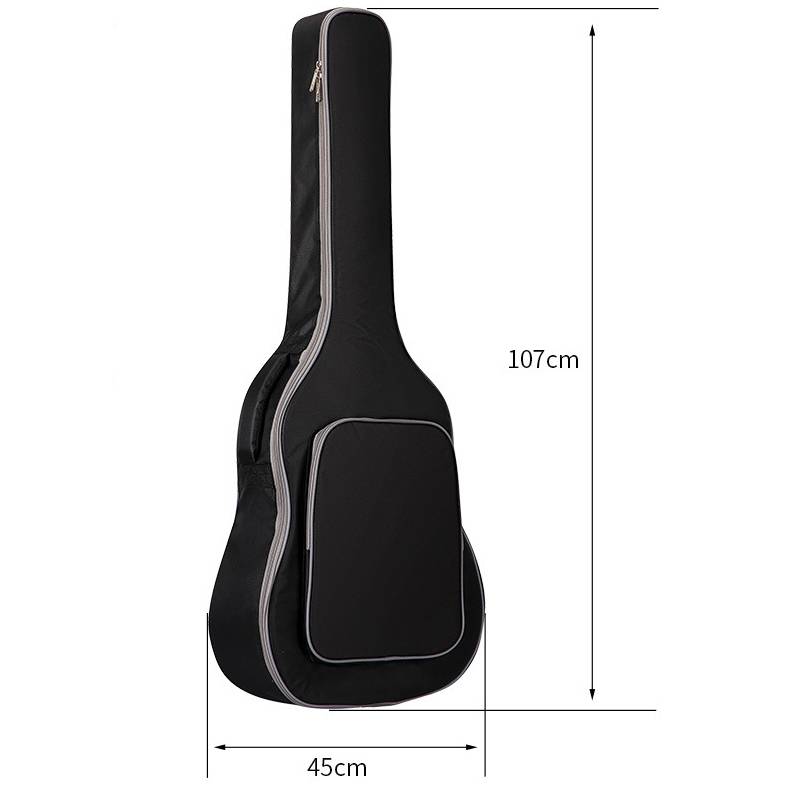 40-41 Zoll Akustikgitarrentasche mit 10T Polsterung Black