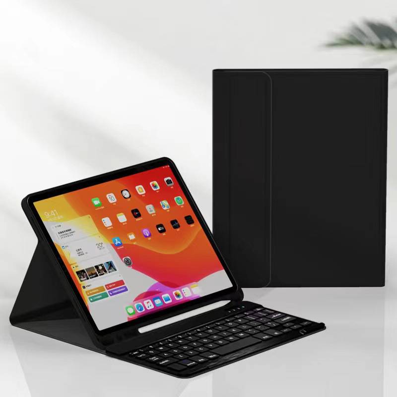 Schwarze Bluetooth-Tastaturhülle für Lenovo M10 (3. Gen)