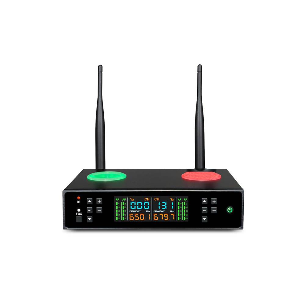 Professionelles drahtloses Mikrofonsystem mit Anti-Feedback