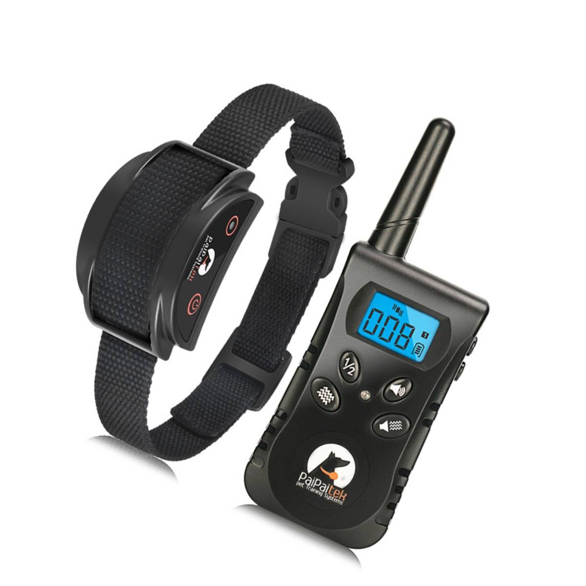 Ferngesteuertes Hundeerziehungshalsband – kein Stromschlag, 10 Vibrationsstufen, wasserdicht (IP67), 500 m Reichweite, wiederaufladbar