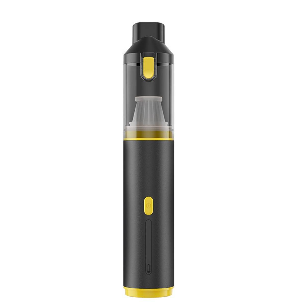 Kabelloser Handstaubsauger mit Bürstenlosem Motor, 16000Pa Saugkraft, 2-in-1 für Auto und Zuhause Black+Yellow