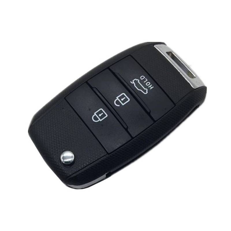 Ersatz Autoschlüssel Gehäuse für Hyundai Kia 3 Tasten Klappschlüssel (Rechts Nut)