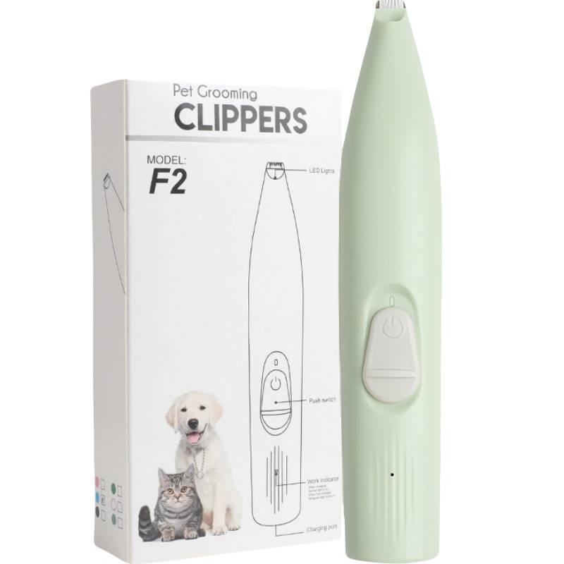 Leiser Tierhaarschneider für Hunde und Katzen – Sanfte Fellpflege Green
