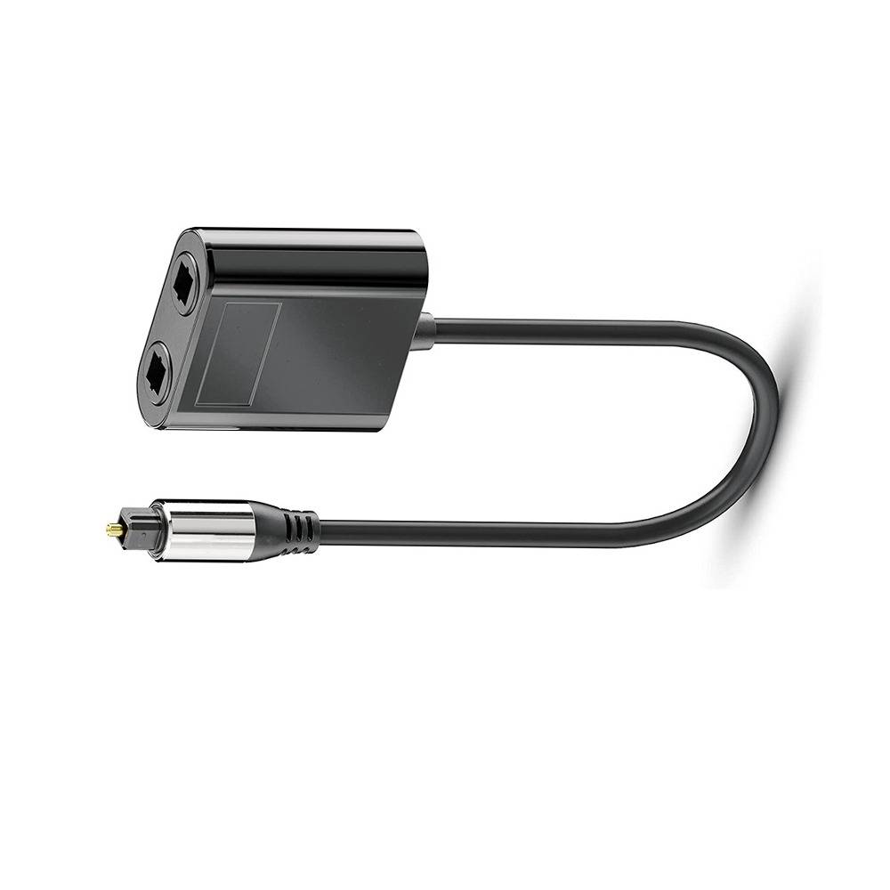 0,25 m Optischer Audio Fiber Splitter - 1 Eingang auf 2 Ausgänge Toslink SPDIF Adapter
