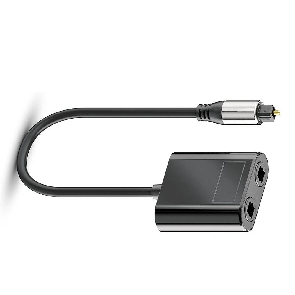 0,25 m Optischer Audio Fiber Splitter - 1 Eingang auf 2 Ausgänge Toslink SPDIF Adapter