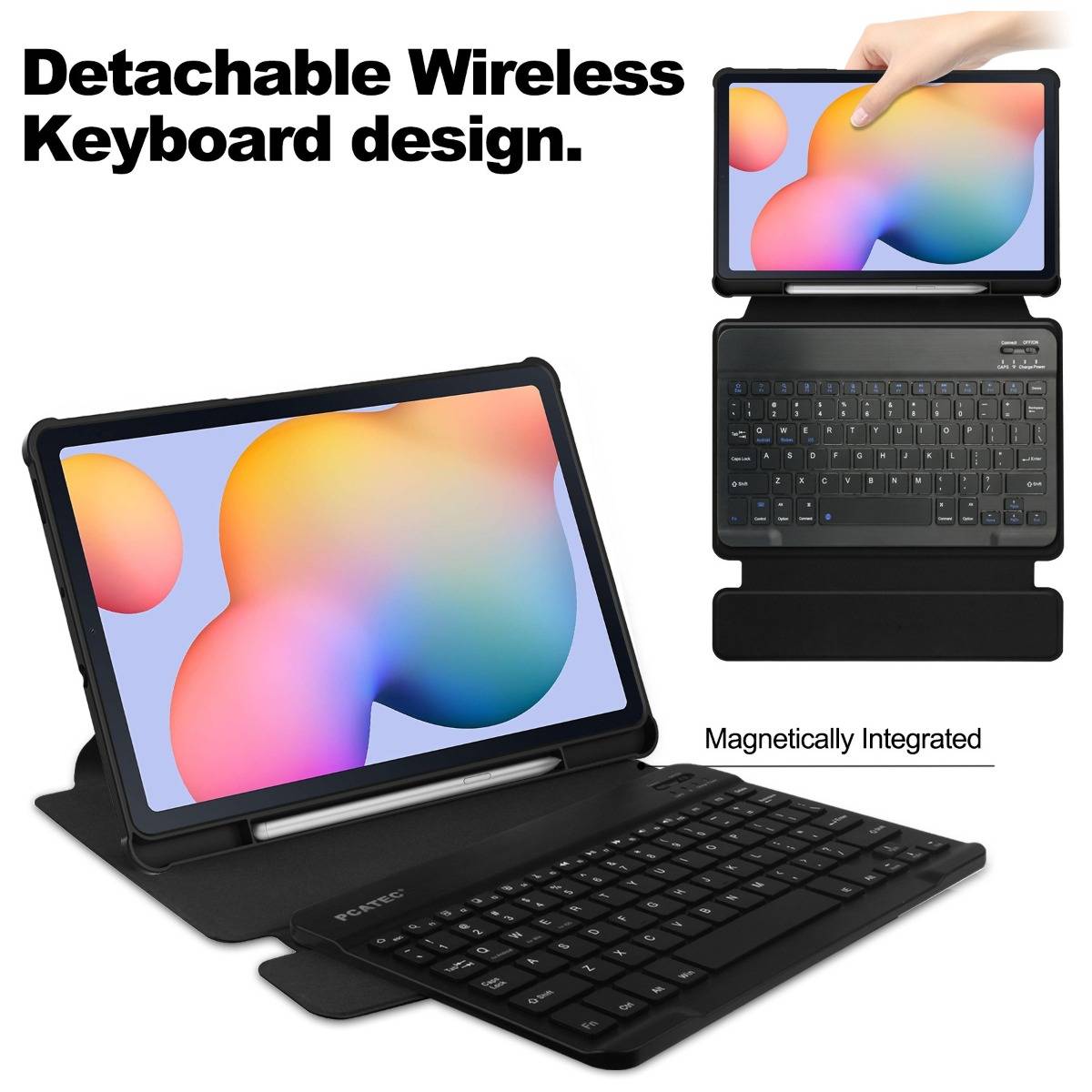Drehbare Acryl-Bluetooth-Tastaturhülle für iPad 11 &amp; 10.9 Zoll