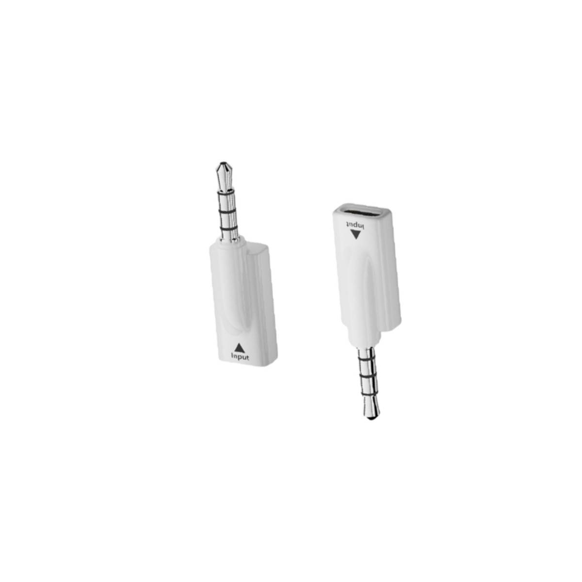 3,5mm zu USB-C Buchse Audioadapter (2er-Pack) mit DAC, 16bit/48KHz, Weiß