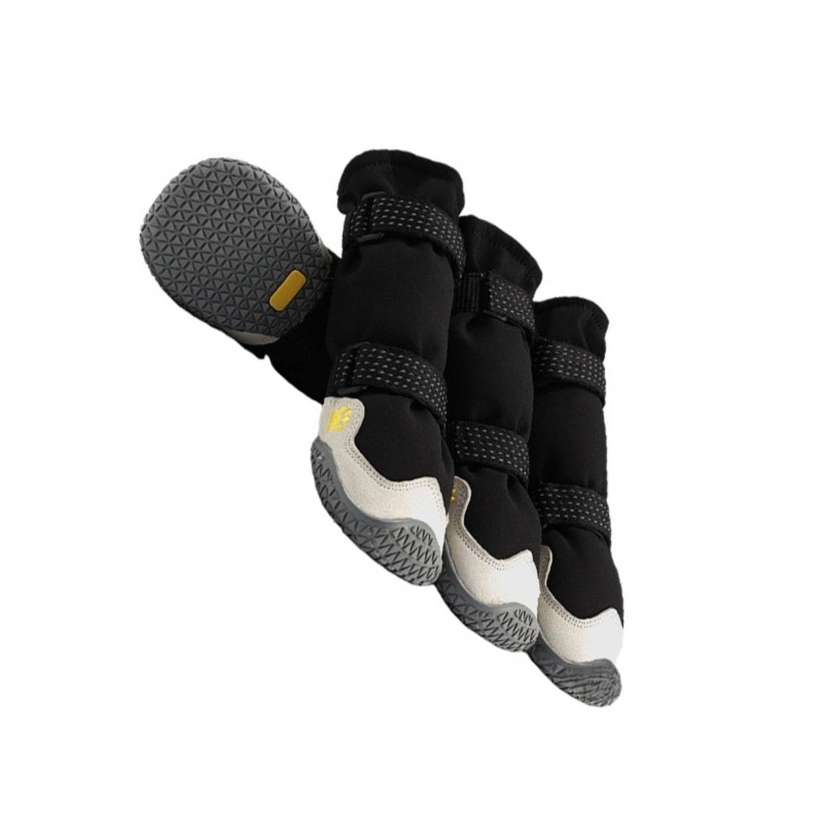 4er Set Wasserdichte Reflektierende Hundeschuhe - Pfotenschutzstiefel für kleine, mittlere und große Hunde M