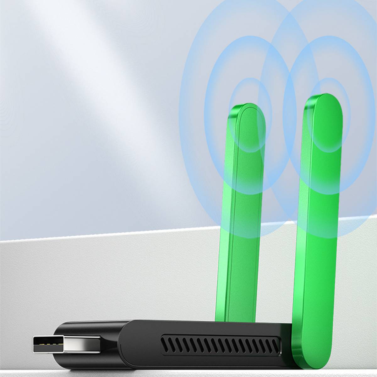 1200Mbps 5G Dual Antennen USB 3.0 WiFi Adapter für PC Laptop