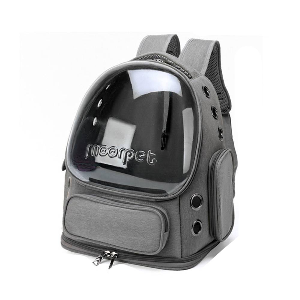 Haustier-Tragerucksack - Tragbar & Komfortabel Grey