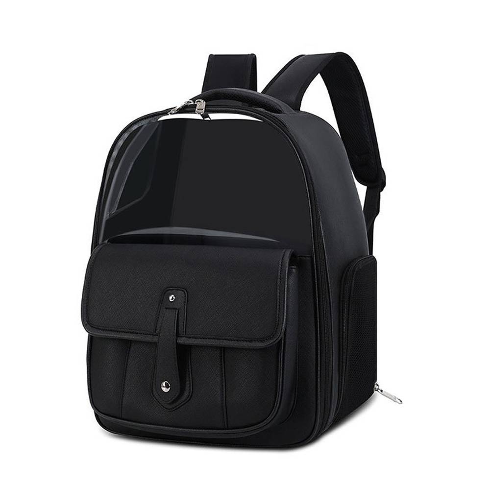 Haustier-Tragerucksack - Bequem & Praktisch Black