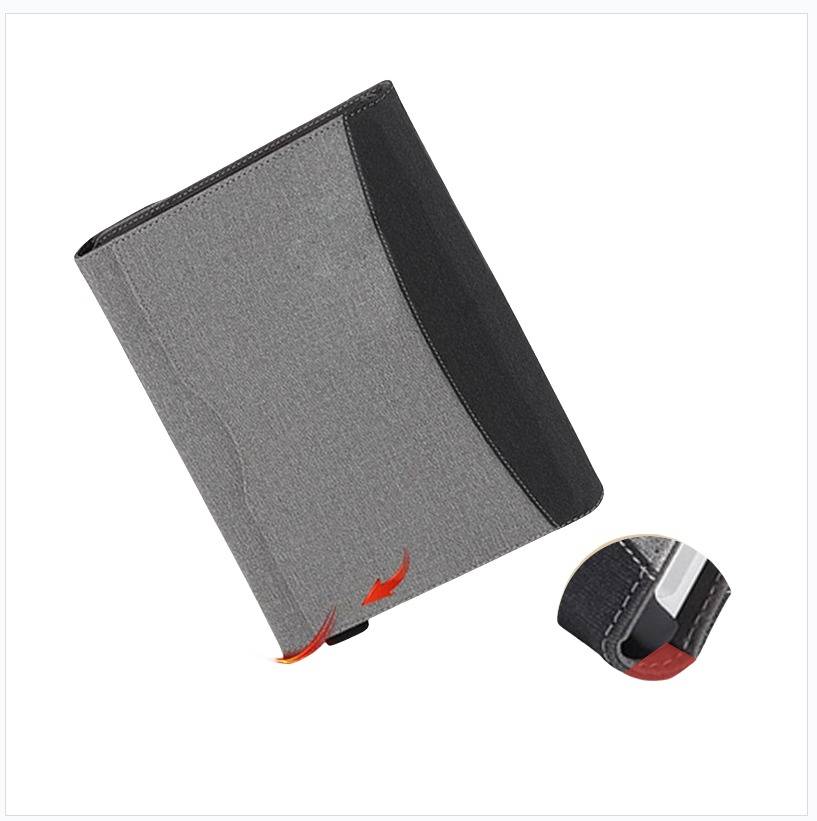 Kompatibel mit surfac Pro4/5/6/7 Hartschale Tablet-Schutzhülle - PU-Leder, verstellbarer Mehrwinkelständer, Stift-Halter
