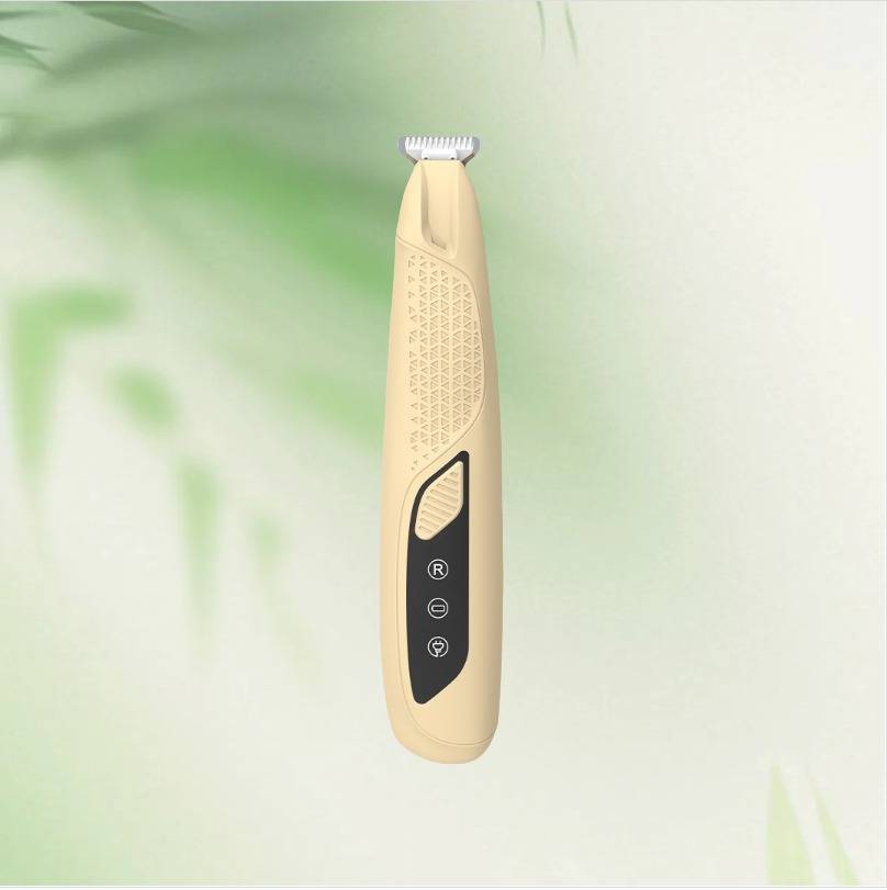 Professioneller Pfotenhaarschneider für Haustiere mit LED-Licht Khaki