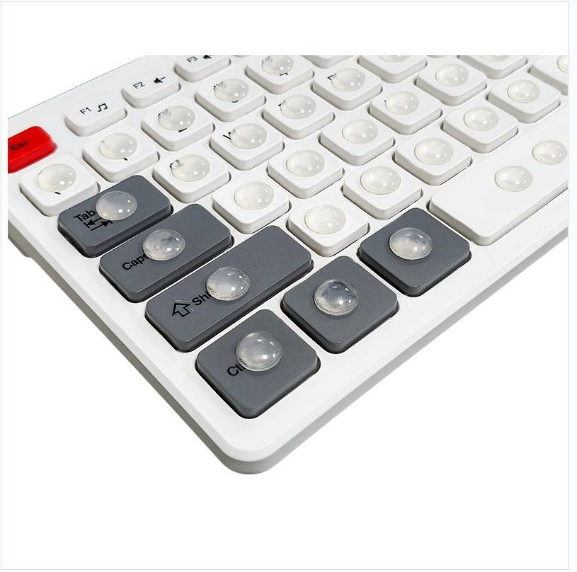 Transparente Nagelschutz-Tastaturaufkleber – Tippen leicht gemacht